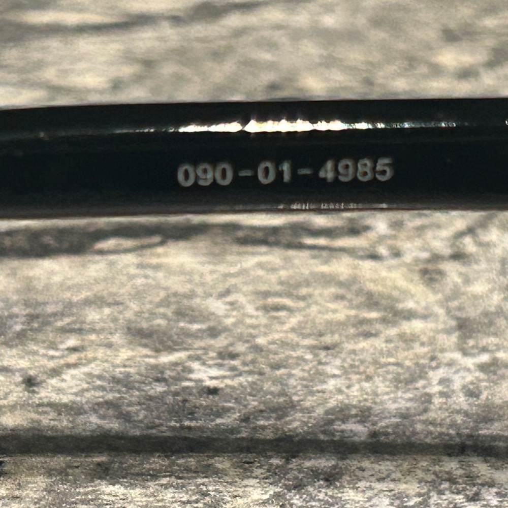 Black Angular Cat-Eye Sunglasses - image 6